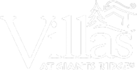 A logo of the Villas at Giants Ridge.